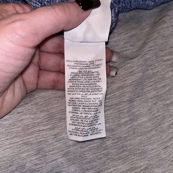 BRAX Rick Light Blue Crew Neck Merino Wool Long Sleeve Pullover Sweater Size XL - Picture 9 of 9